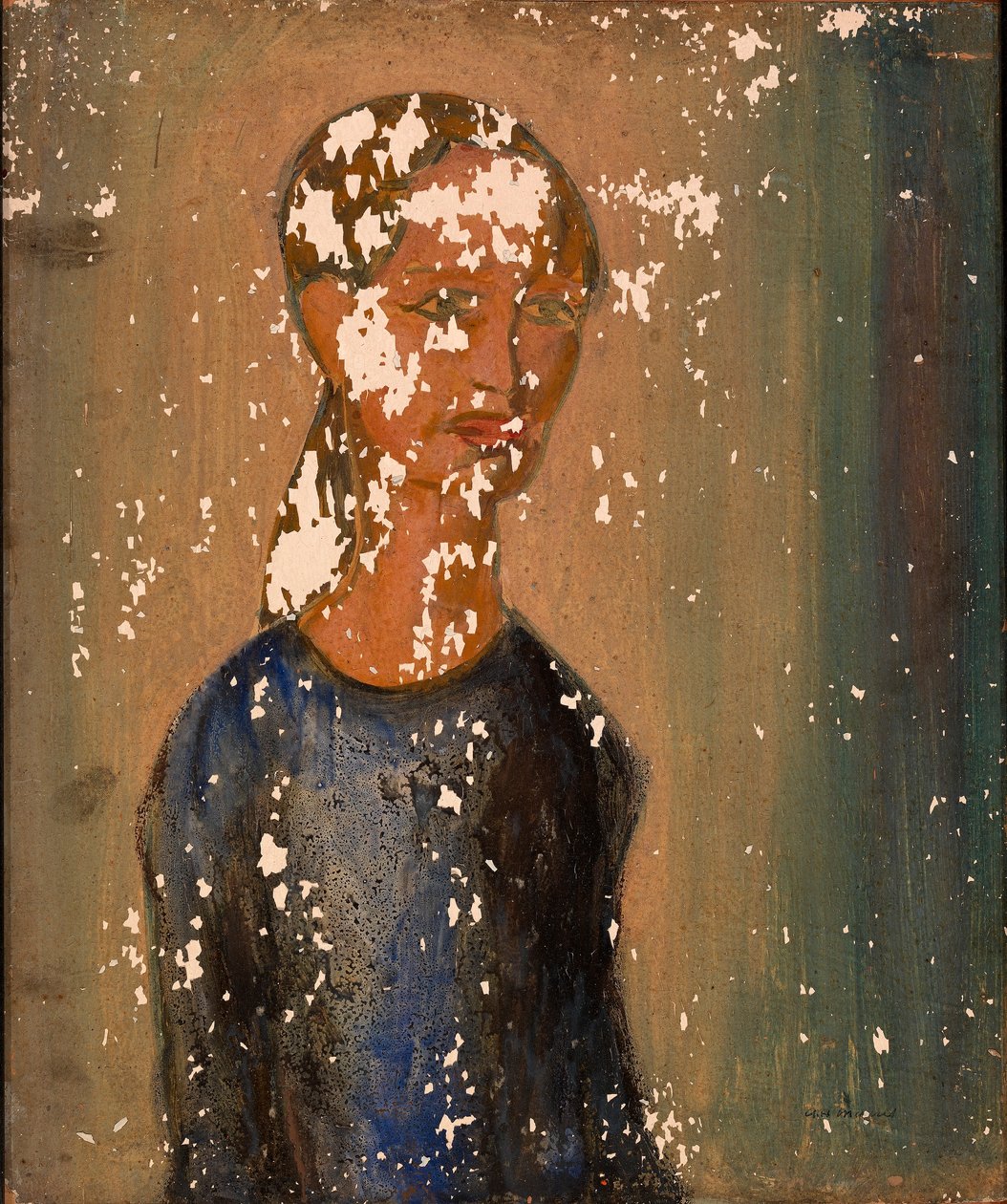 Porträt einer Frau von Alfred H. Maurer