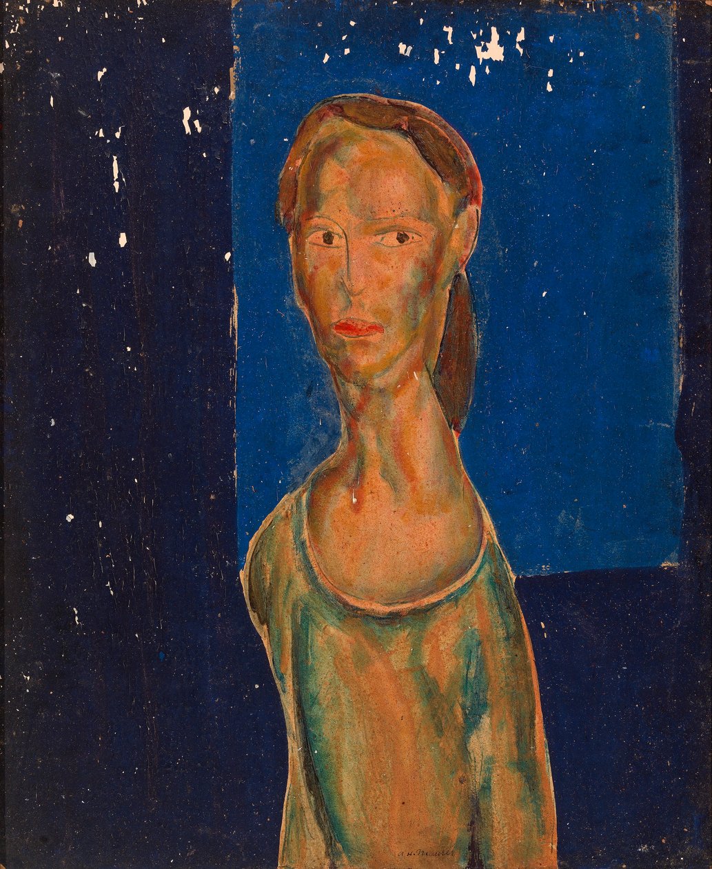 Porträt einer Frau von Alfred H. Maurer