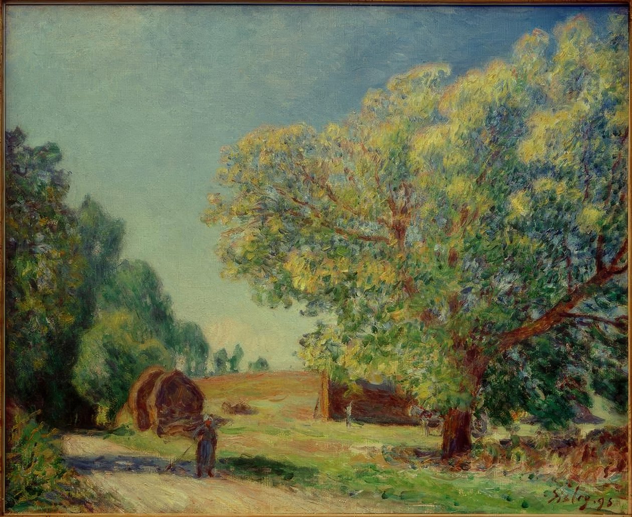 Rund um den Wald von Alfred Sisley
