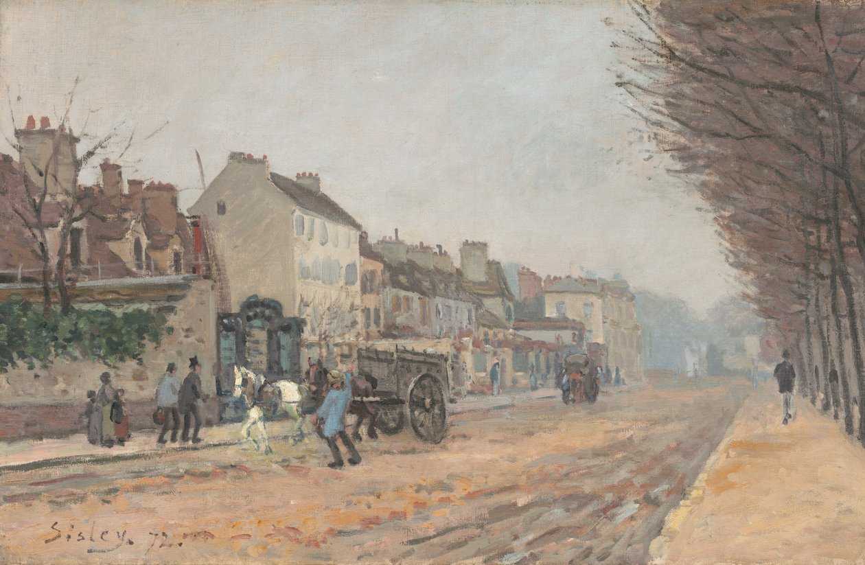 Boulevard Héloïse, Argenteuil von Alfred Sisley