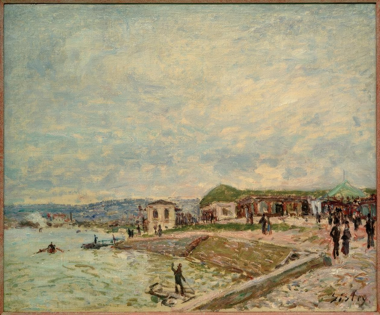 Die Seine am Point-du-Jour von Alfred Sisley