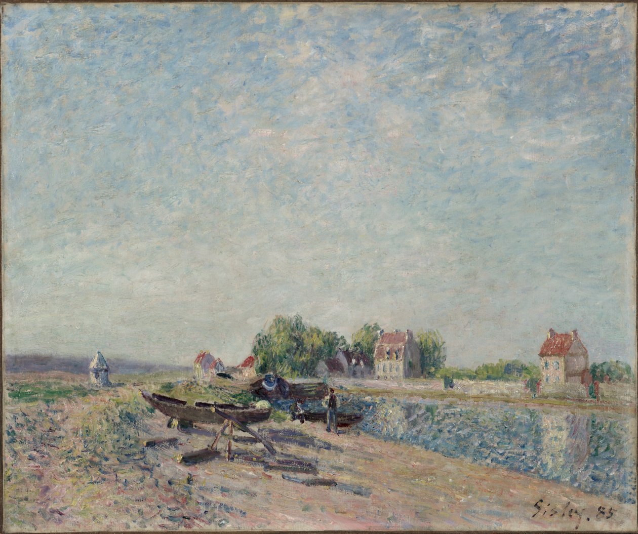 Saint-Mammès, Loing-Kanal von Alfred Sisley
