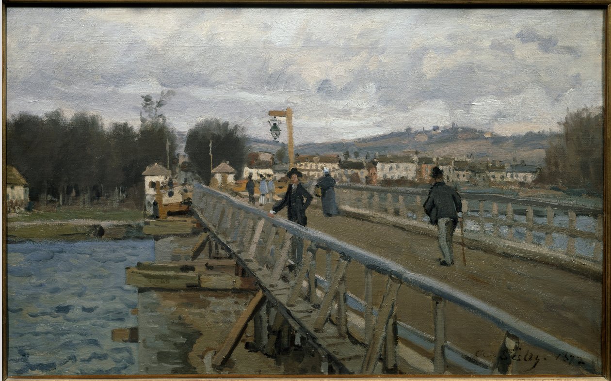 Die Argenteuil-Fußgängerbrücke von Alfred Sisley