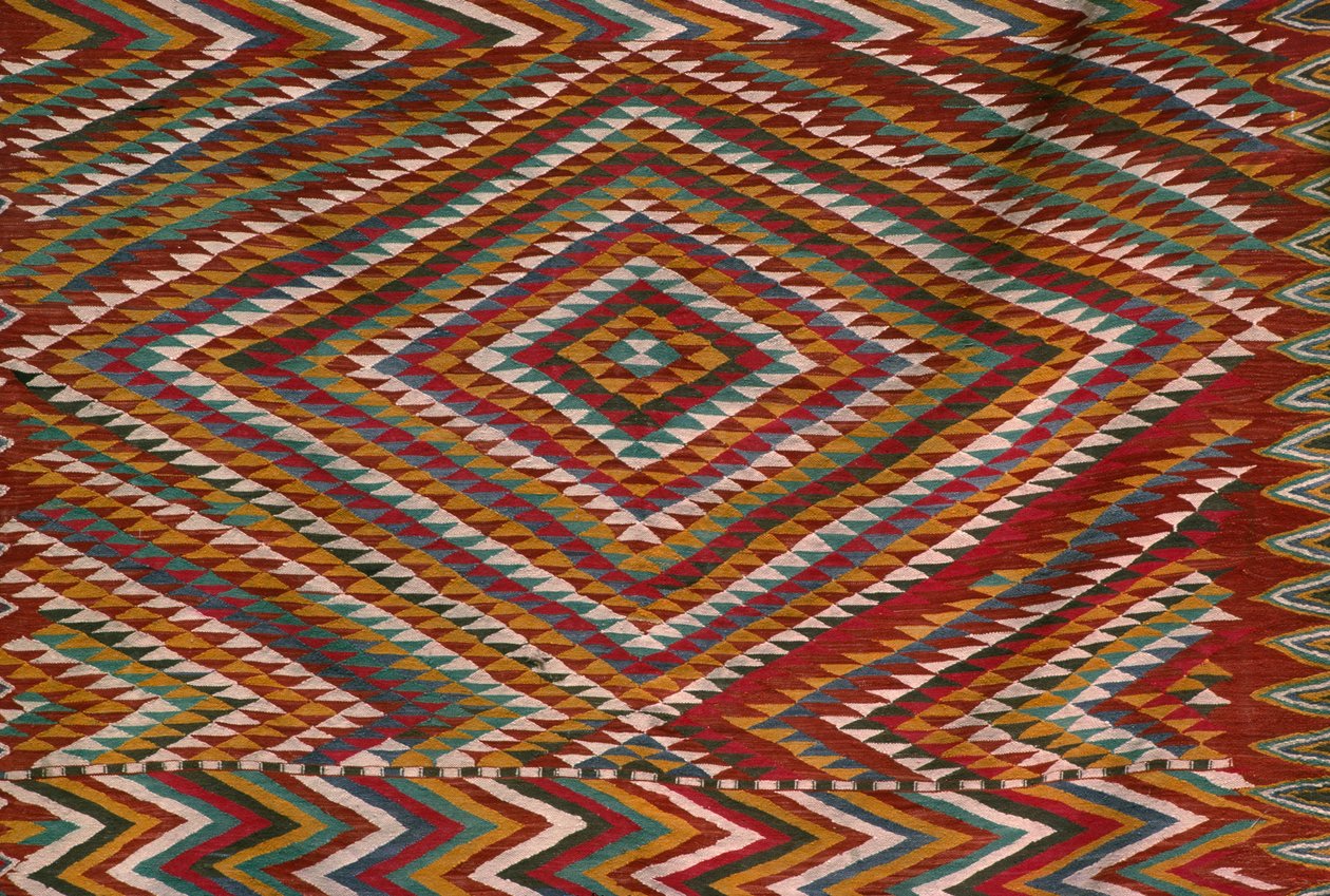 Teppich aus dem Mzab-Tal (Detail) von Algerian School