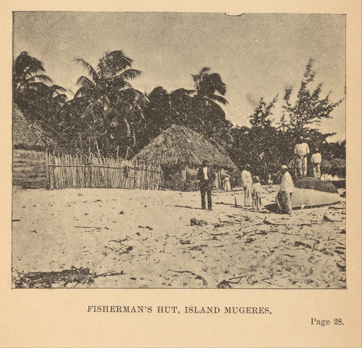 Fischerhütte, Insel Mugeres von Alice Dixon Le Plongeon