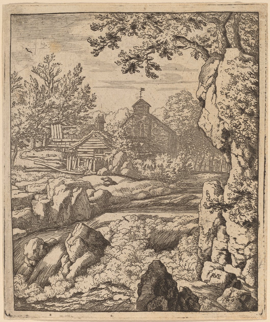 Wasserfall von Allart van Everdingen
