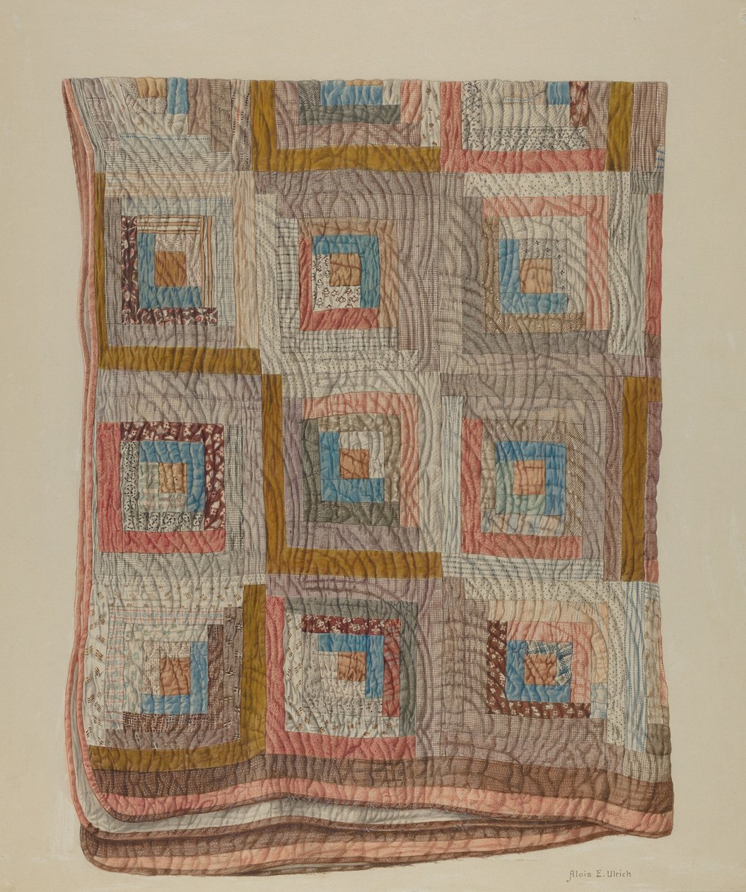 Patchwork-Quilt von Alois E. Ulrich