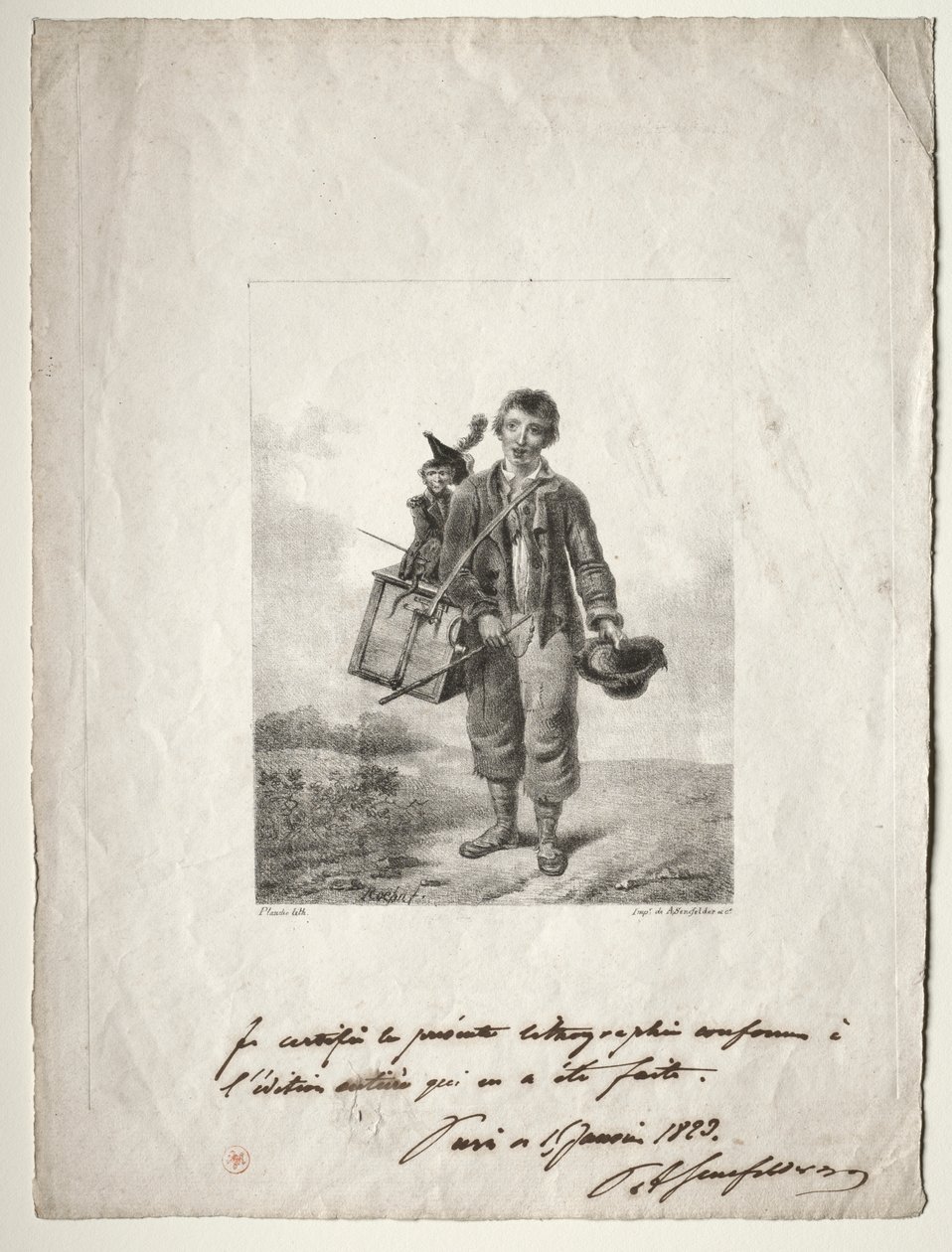 Leierkastenjunge von Alois Senefelder