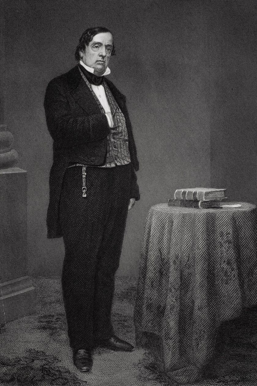 Porträt von Lewis Cass (1782-1866) von Alonzo Chappel