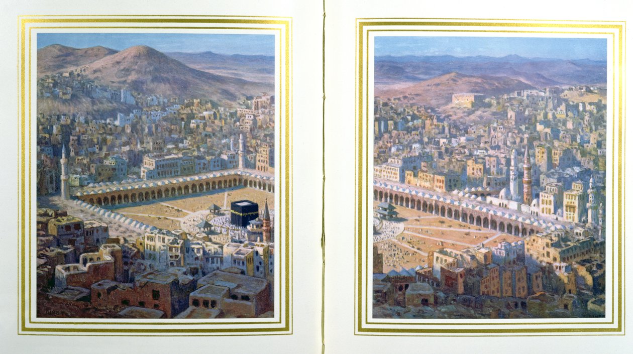 Ansicht von Mekka, 1918 von Alphonse Etienne Dinet