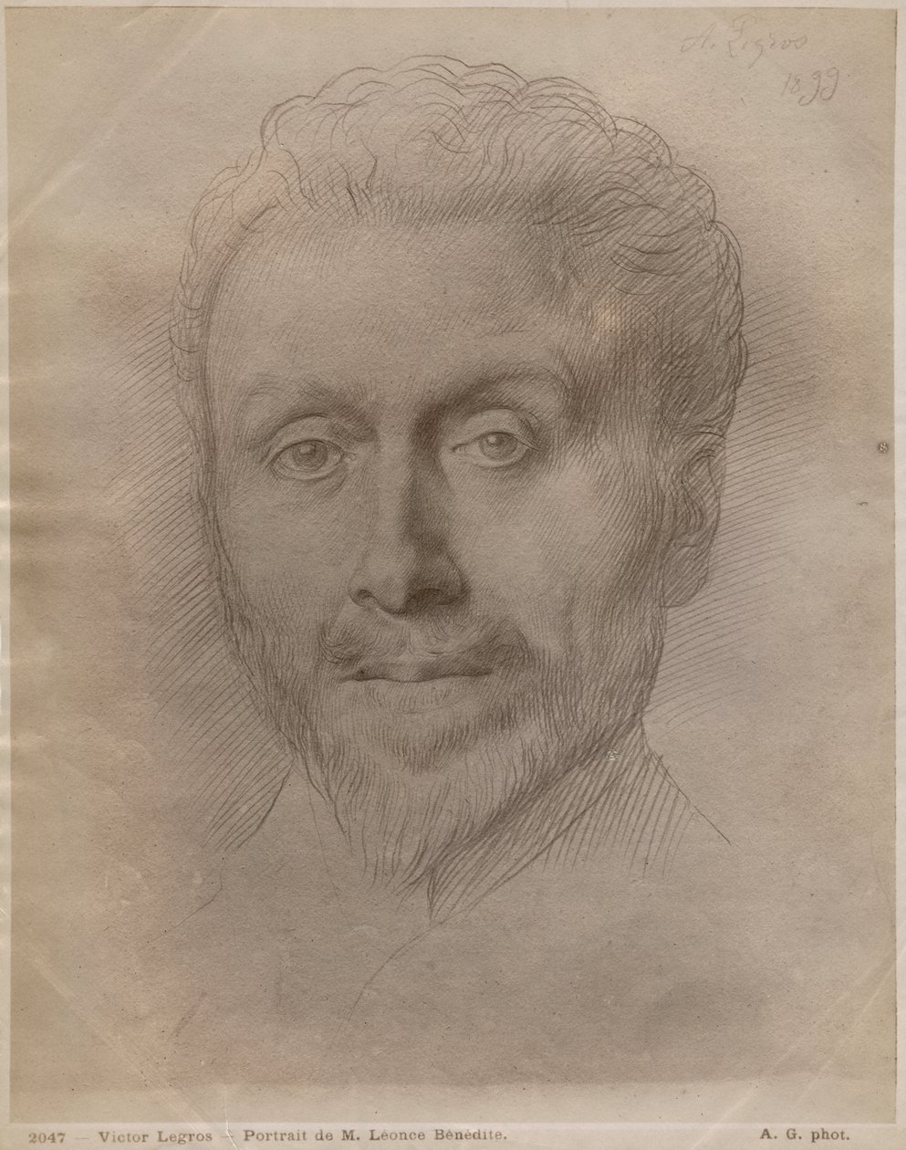 Leonce Benedite, 1899 von Alphonse Legros