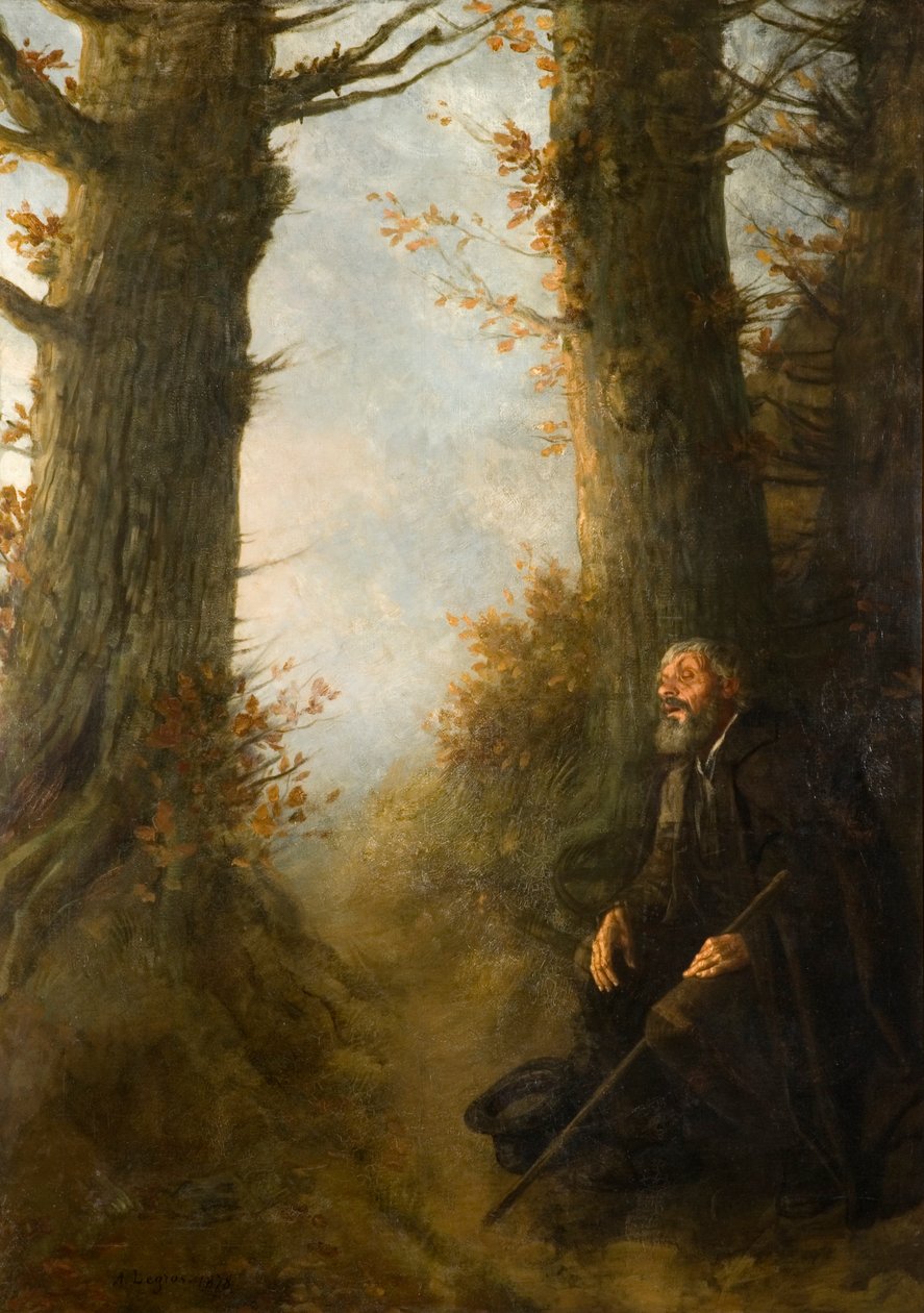Müder Wanderer, 1878 von Alphonse Legros