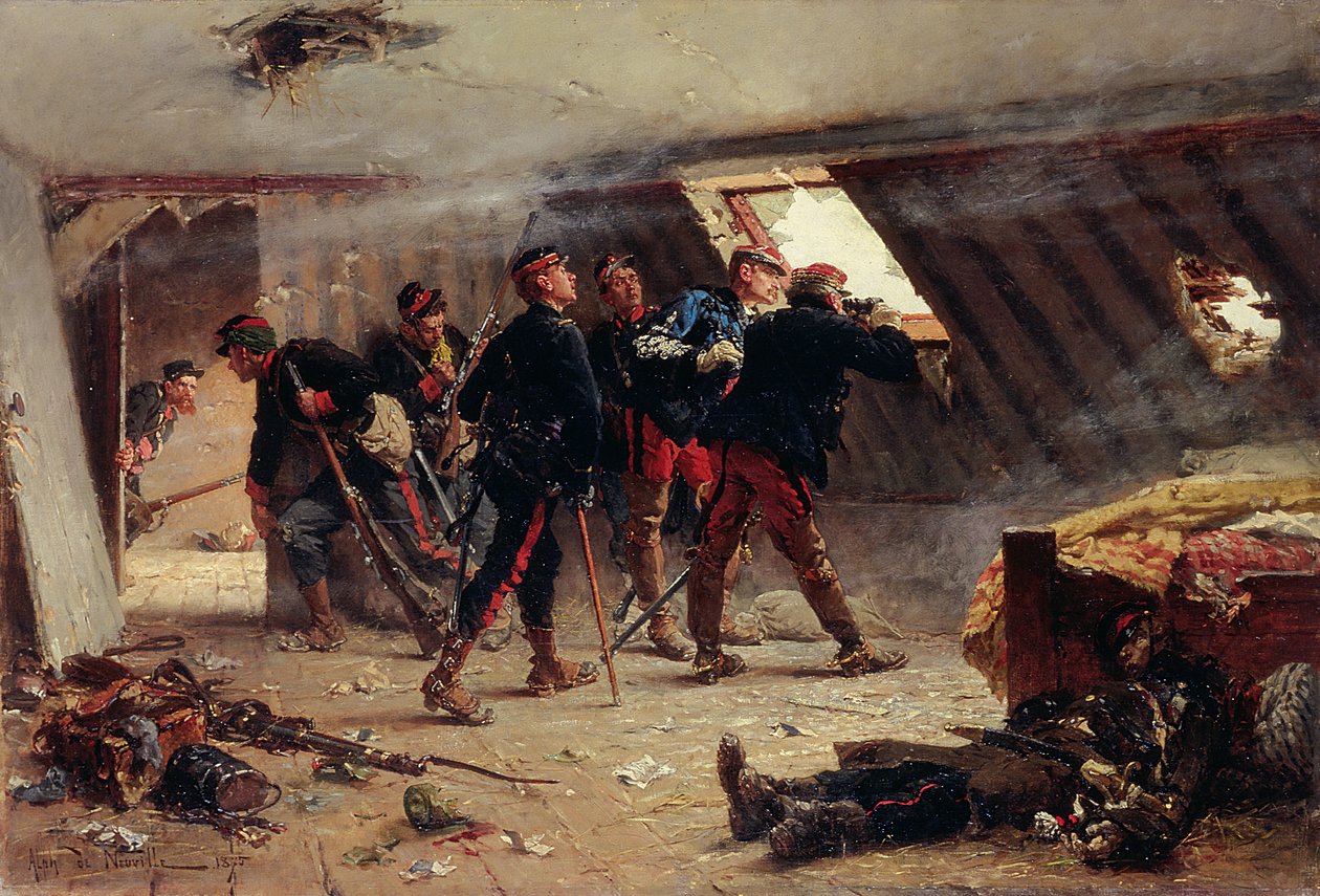 Episode aus dem Deutsch-Französischen Krieg, 1875 von Alphonse Marie de Neuville