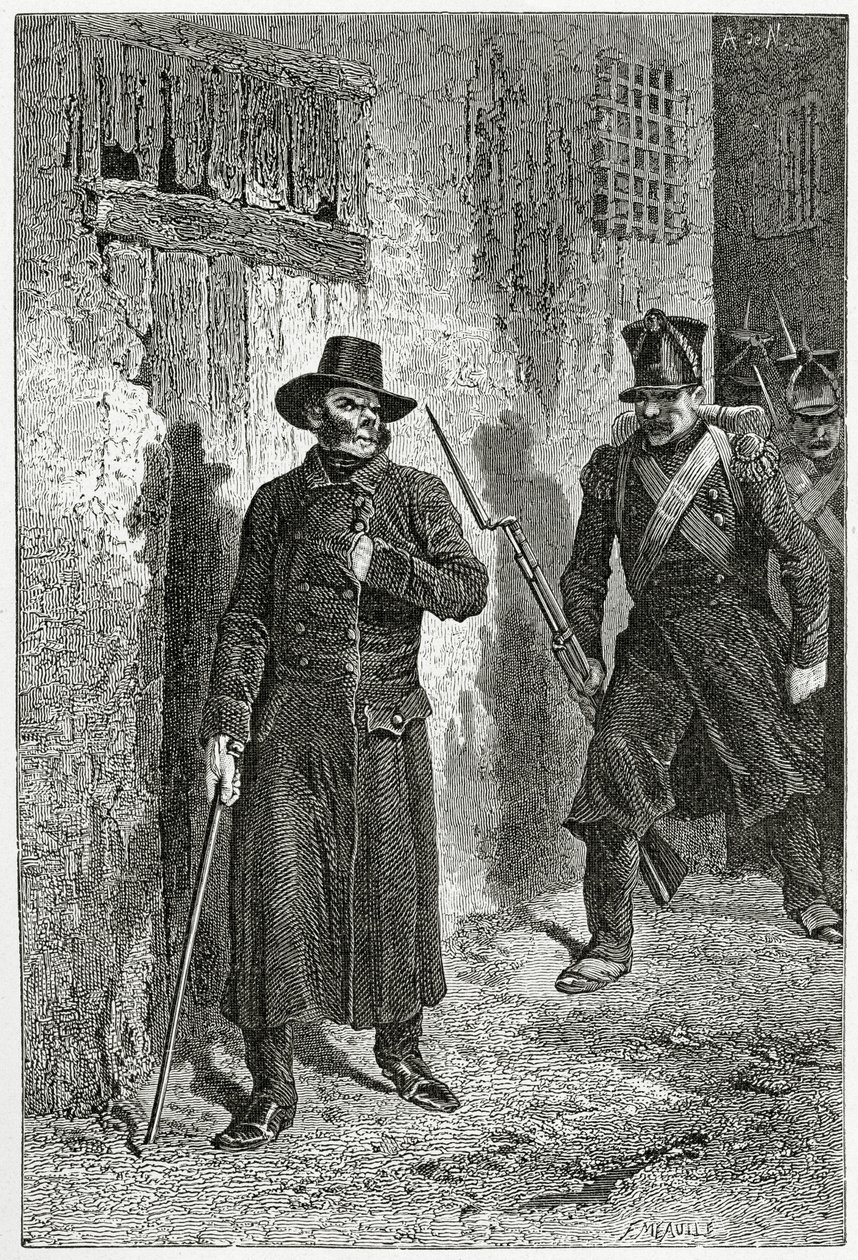 Illustration aus Les Misérables, 19. Jahrhundert von Alphonse Marie de Neuville