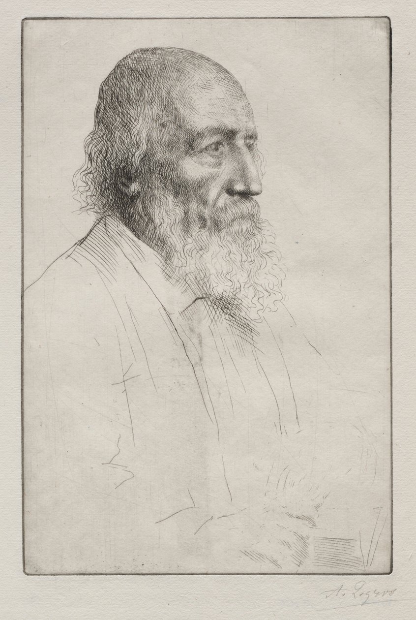 Alfred Lord Tennyson von Alphonse Legros