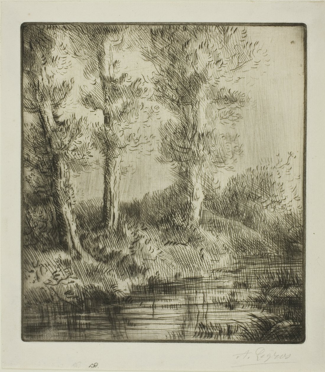 Ufer des Saint-Pré von Alphonse Legros