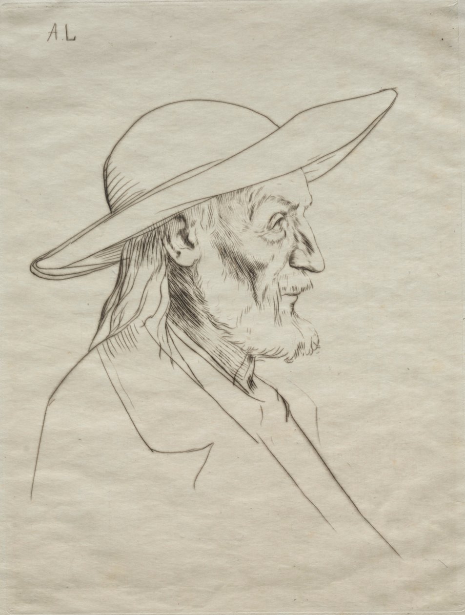 Bretonischer Bauer von Alphonse Legros