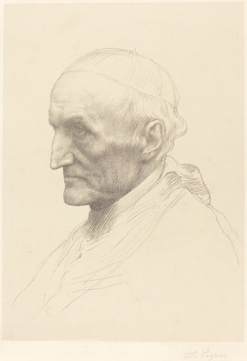 Kardinal Manning, 2. Platte von Alphonse Legros
