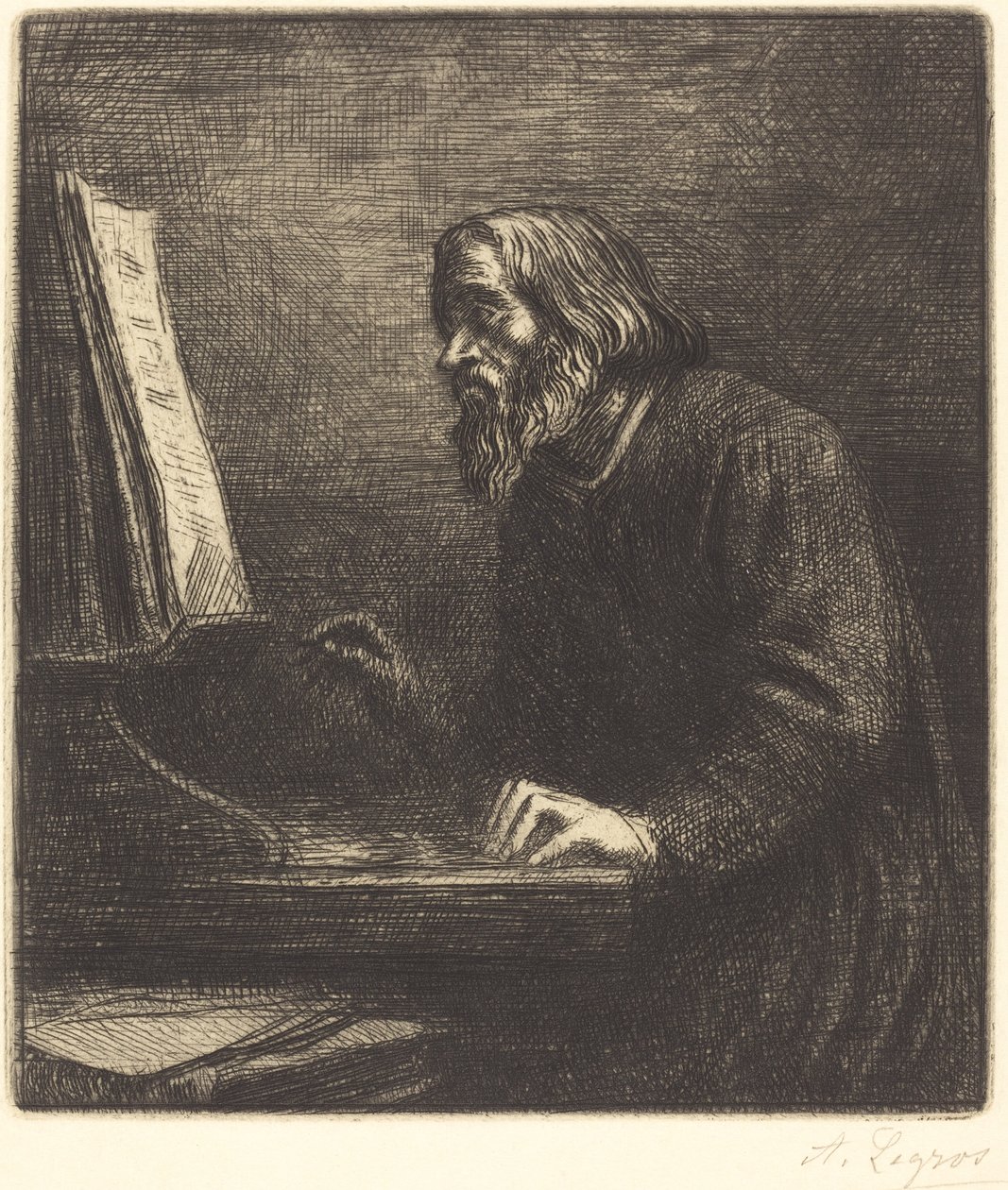 Chorleiter von Alphonse Legros