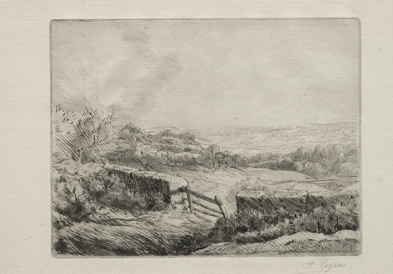 Eingang zum Feld von Alphonse Legros
