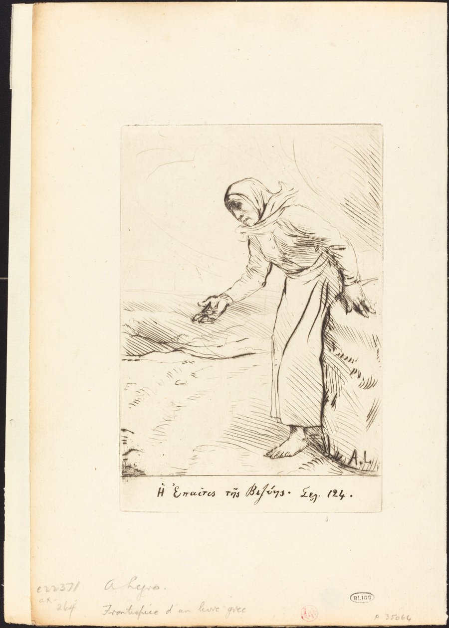 Frontispiz (Die Bettlerin von Veze) von Alphonse Legros