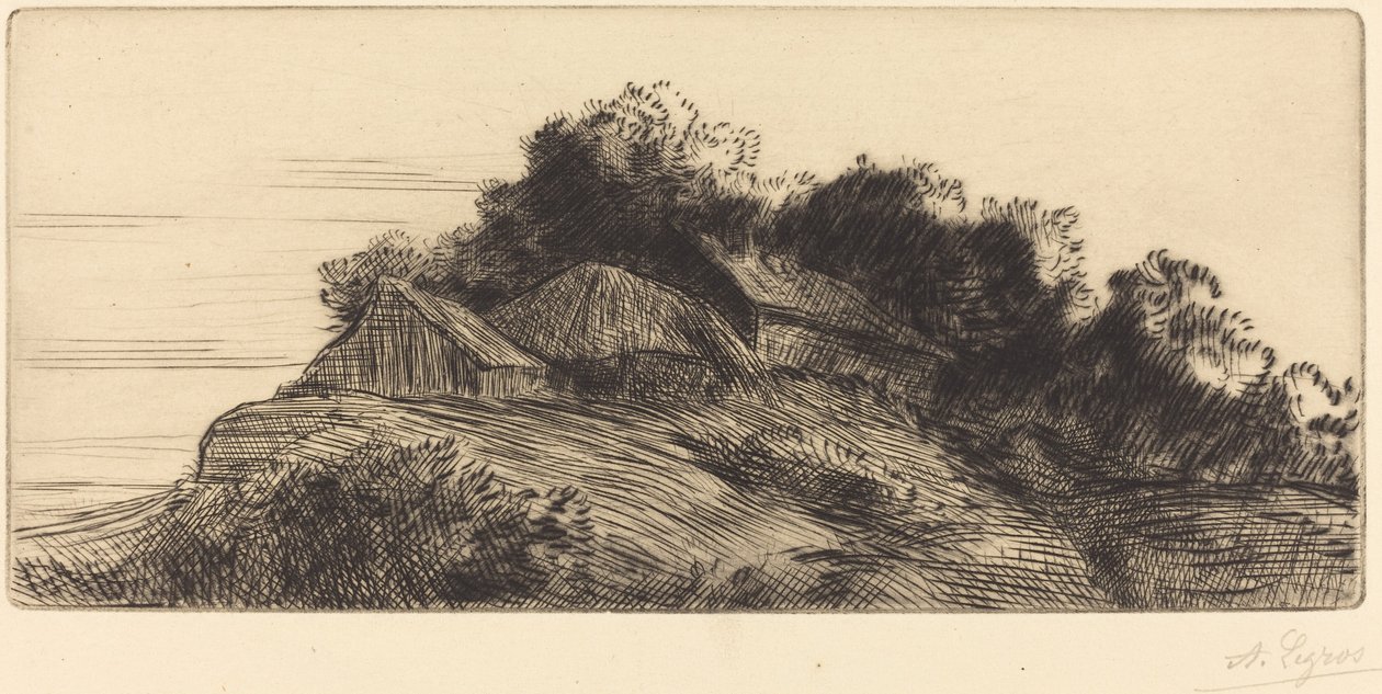 Landschaft von Alphonse Legros