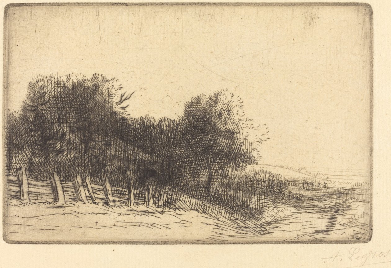 Landschaft von Alphonse Legros