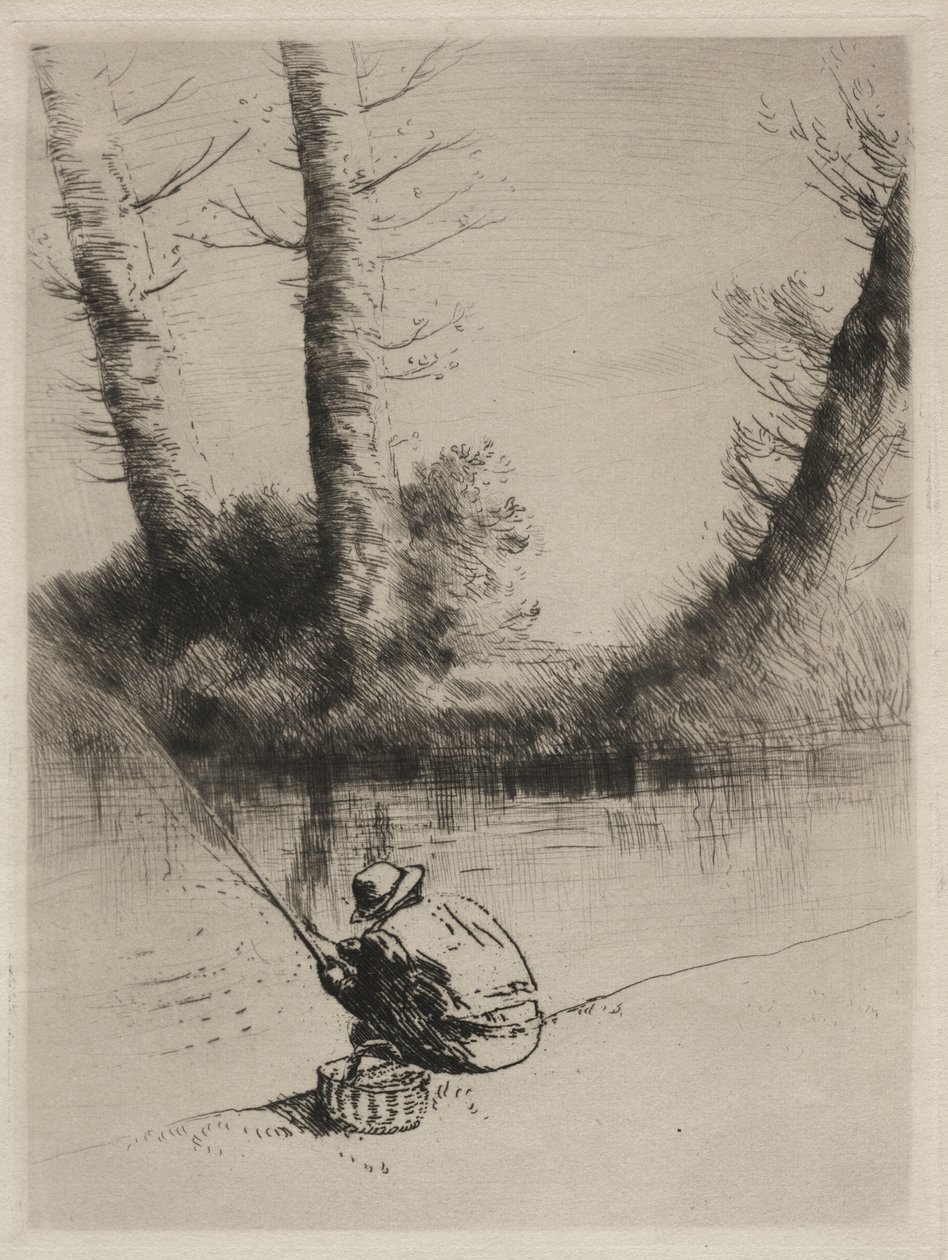 Der Angler von Alphonse Legros