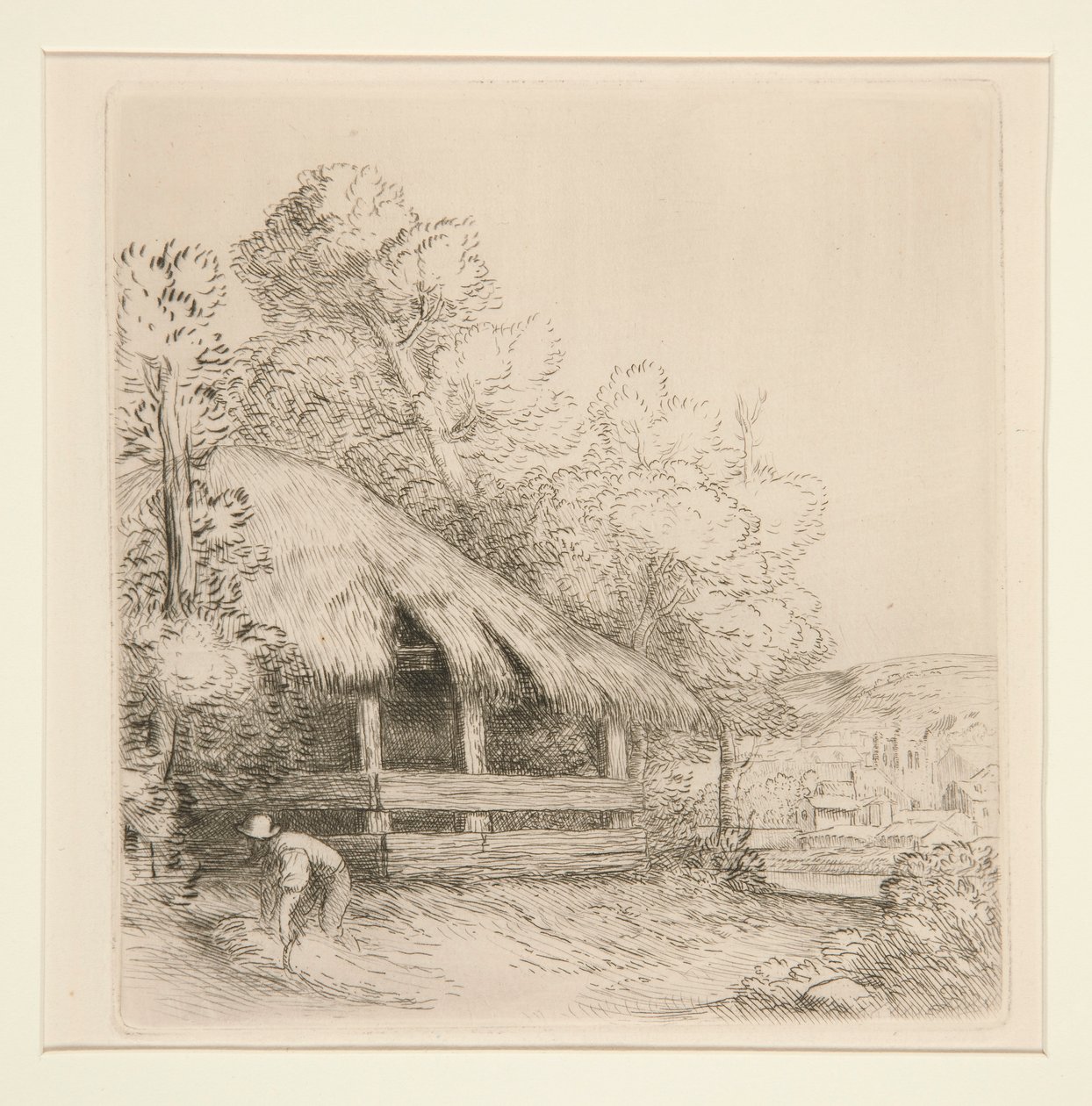 Der kleine Schuppen von Alphonse Legros