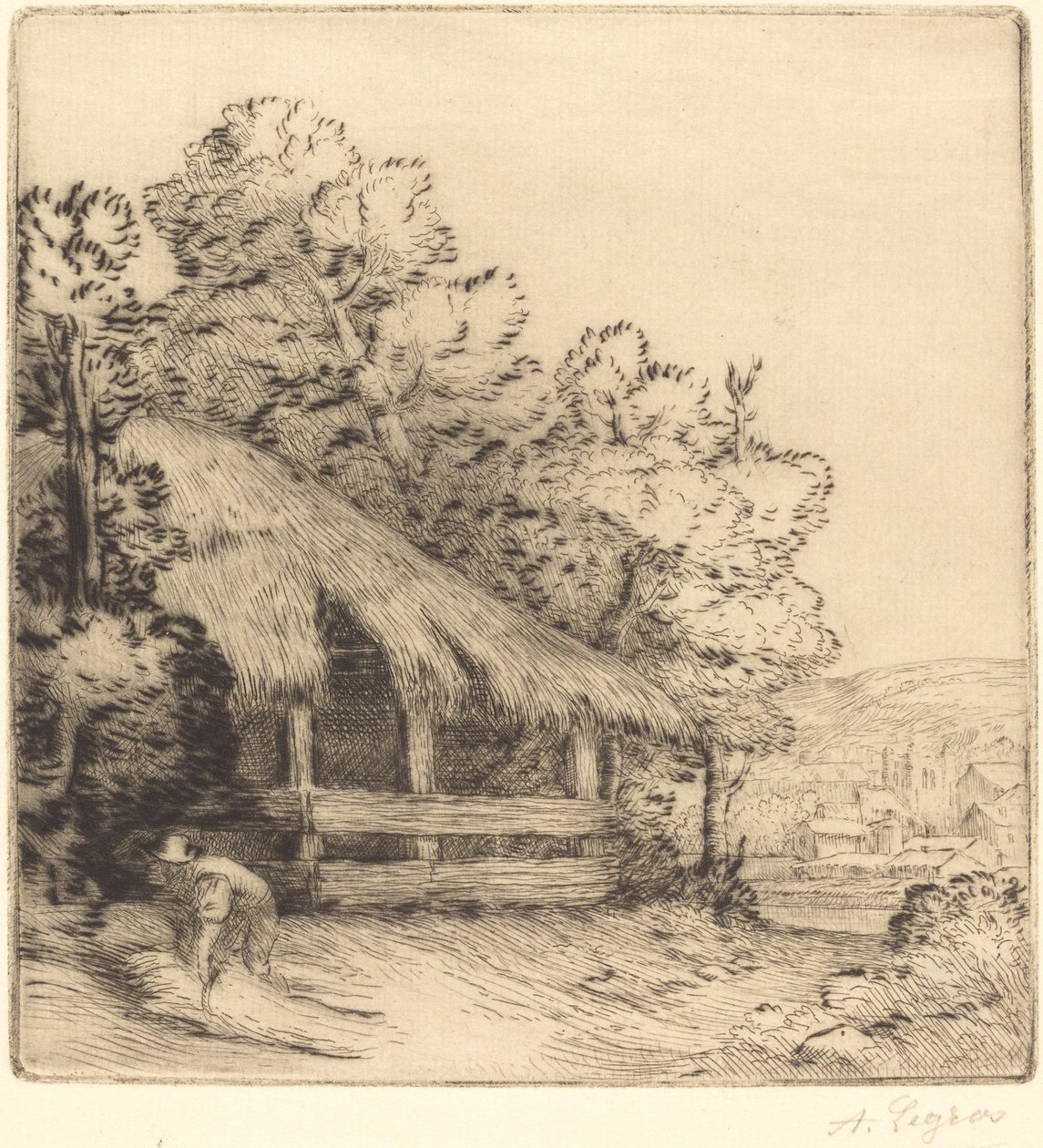 Kleiner Unterstand von Alphonse Legros