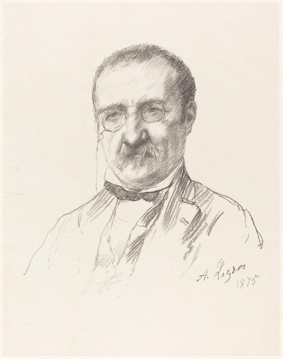 M. Champfleury, 1875 von Alphonse Legros