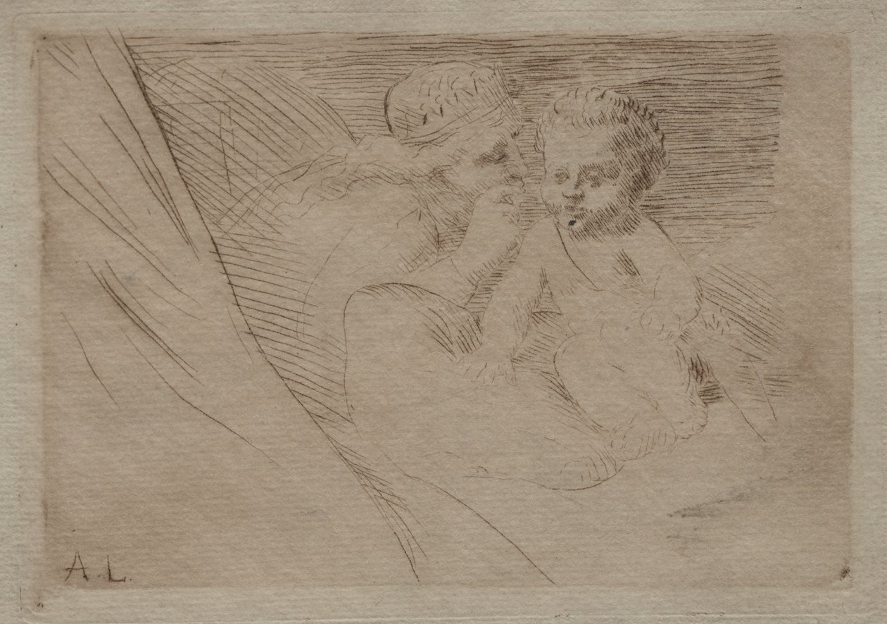 Mab und Amor von Alphonse Legros