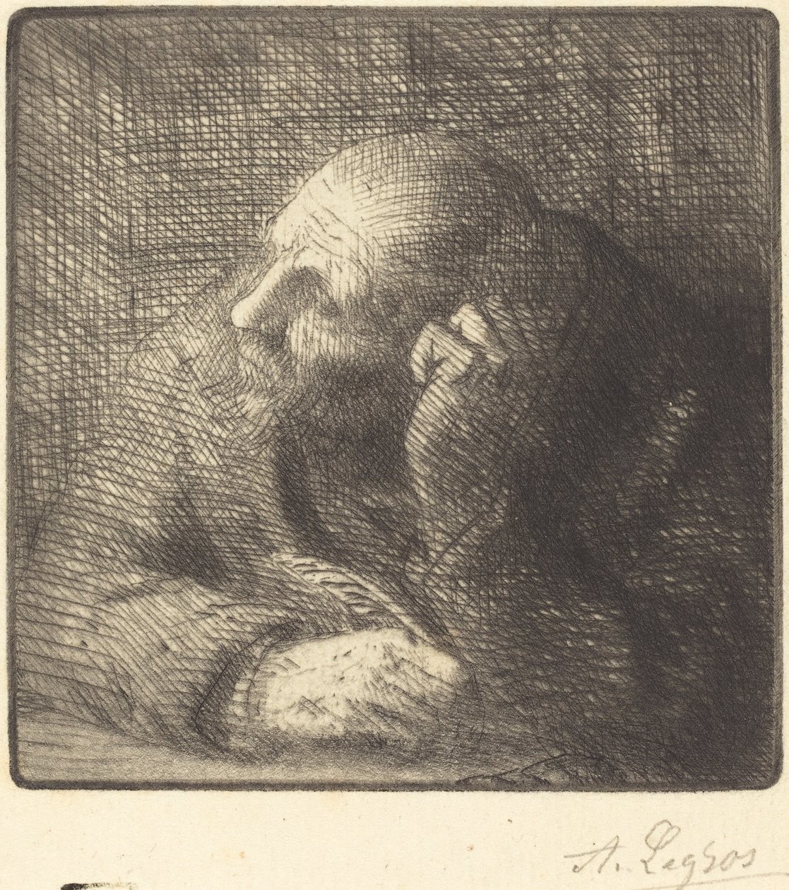 Meditation von Alphonse Legros