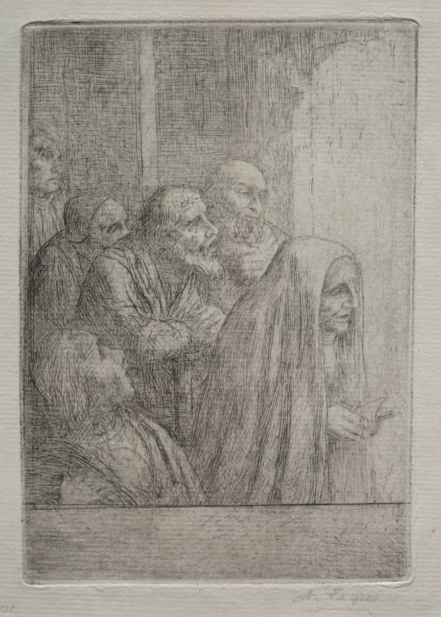 Mitternachtsmesse von Alphonse Legros