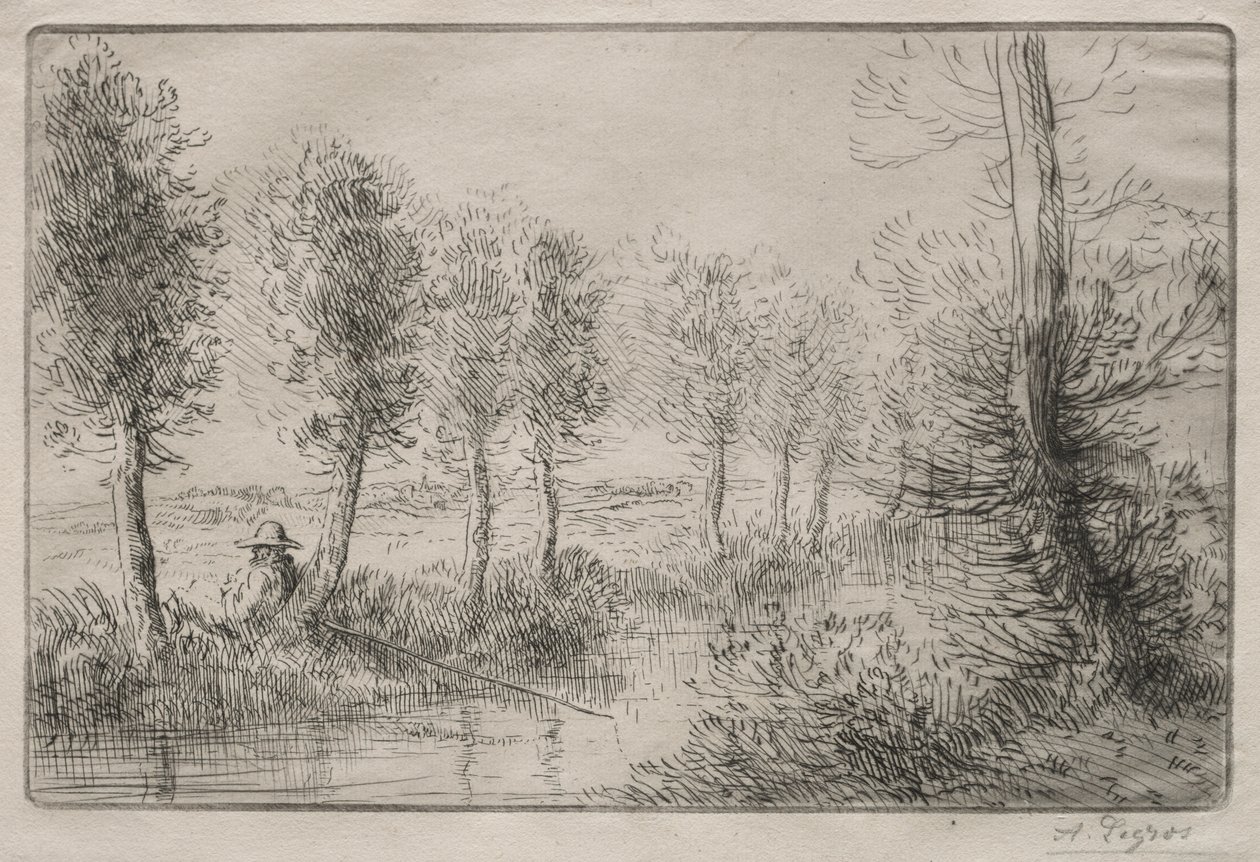 In der Nähe der Mühle von Alphonse Legros