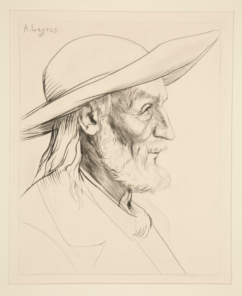 Bretonischer Bauer von Alphonse Legros
