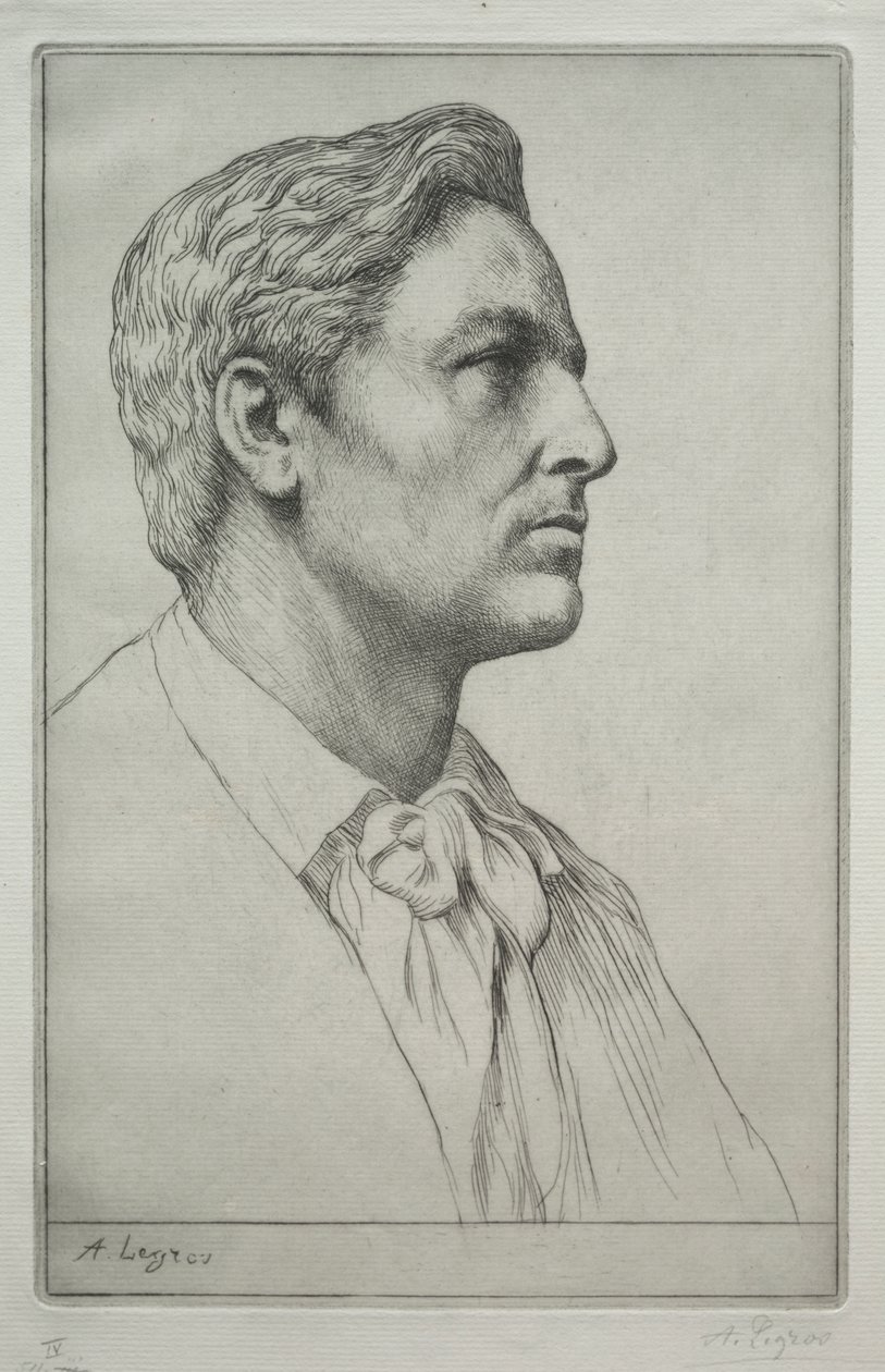 Porträt von Sir Charles Holroyd von Alphonse Legros