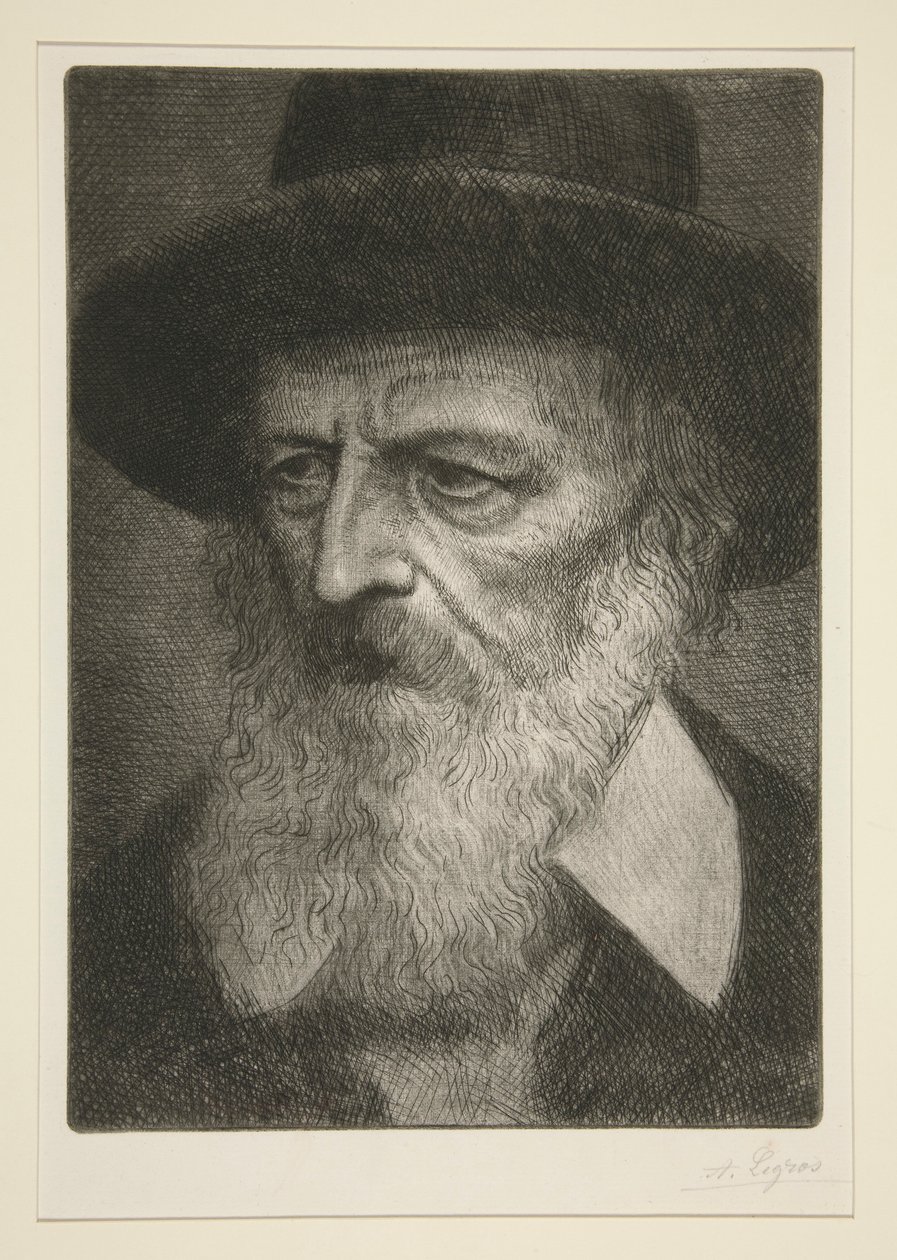 Porträt von Tennyson von Alphonse Legros