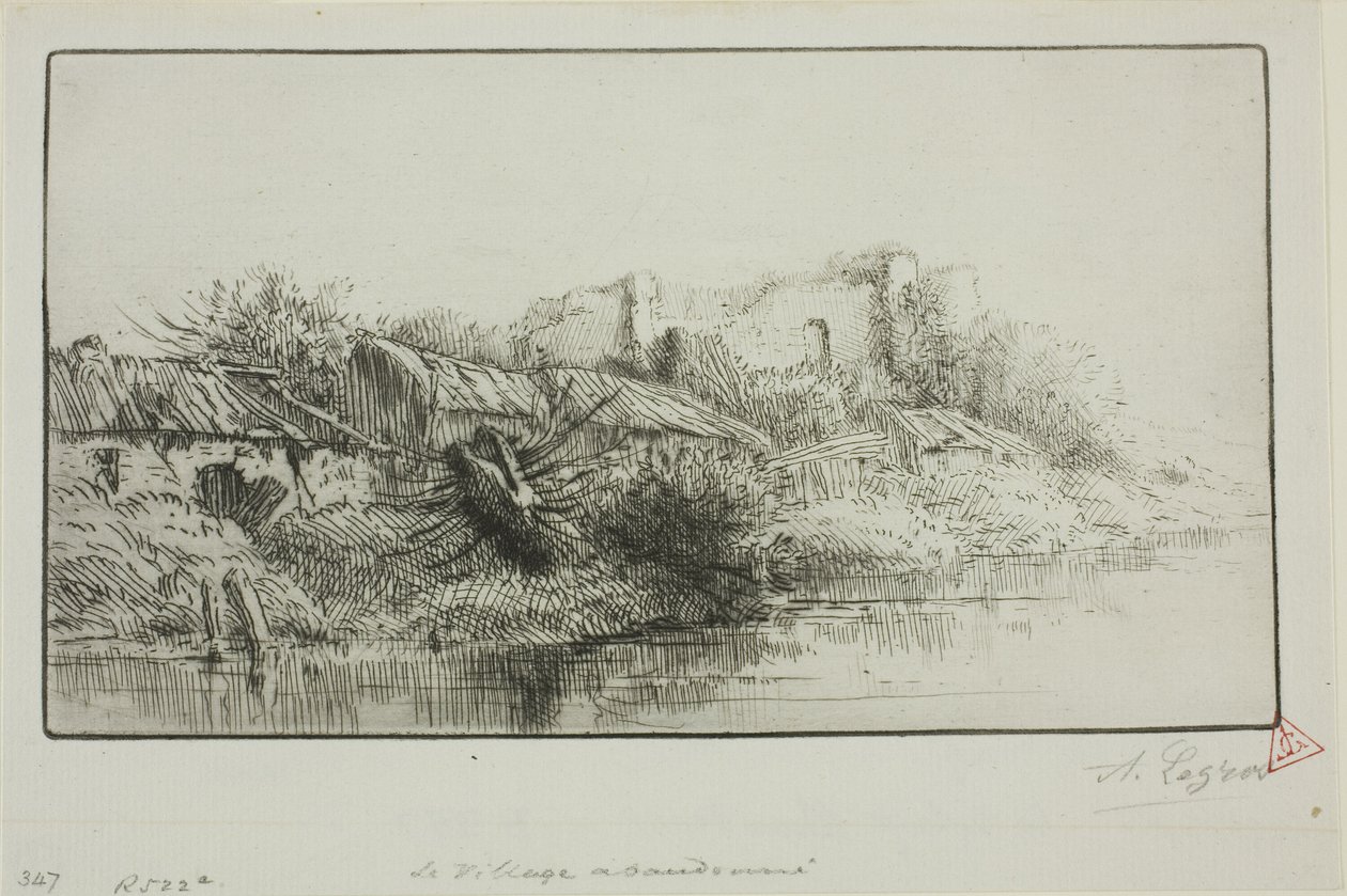 Das verlassene Dorf von Alphonse Legros