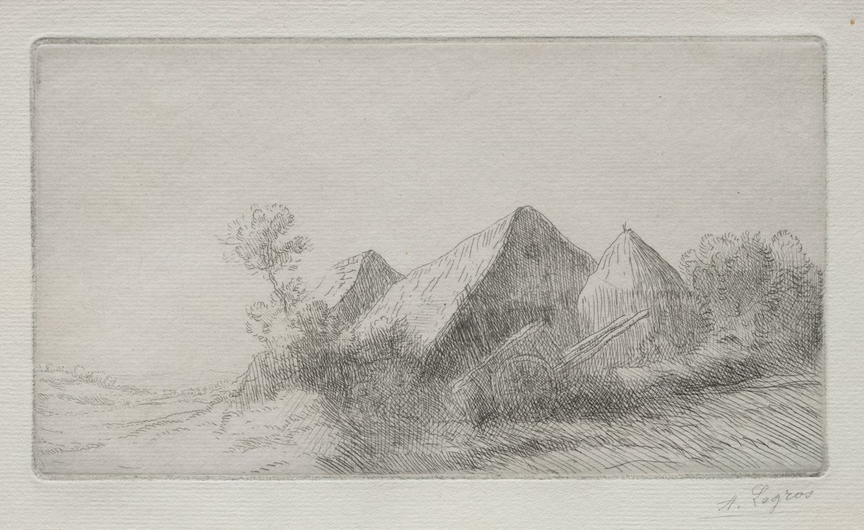 Der Karrenschuppen von Alphonse Legros