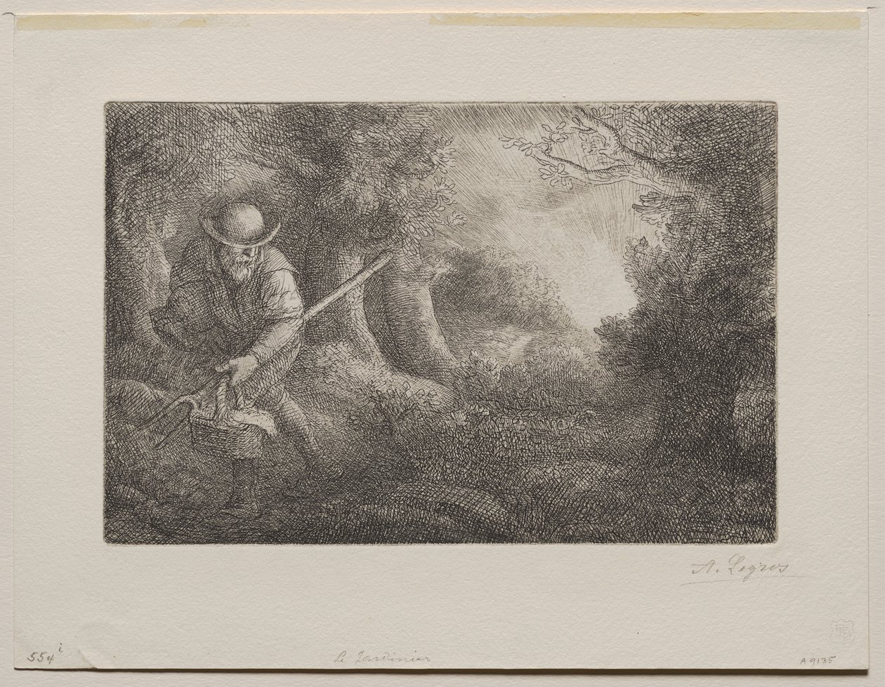 Der Gärtner von Alphonse Legros