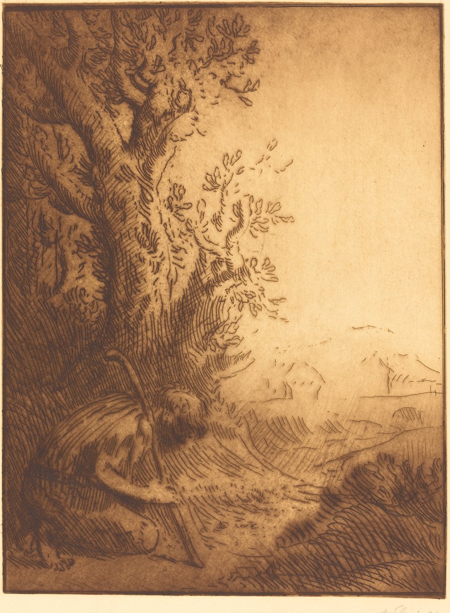 Der verlorene Sohn, 4. Platte von Alphonse Legros