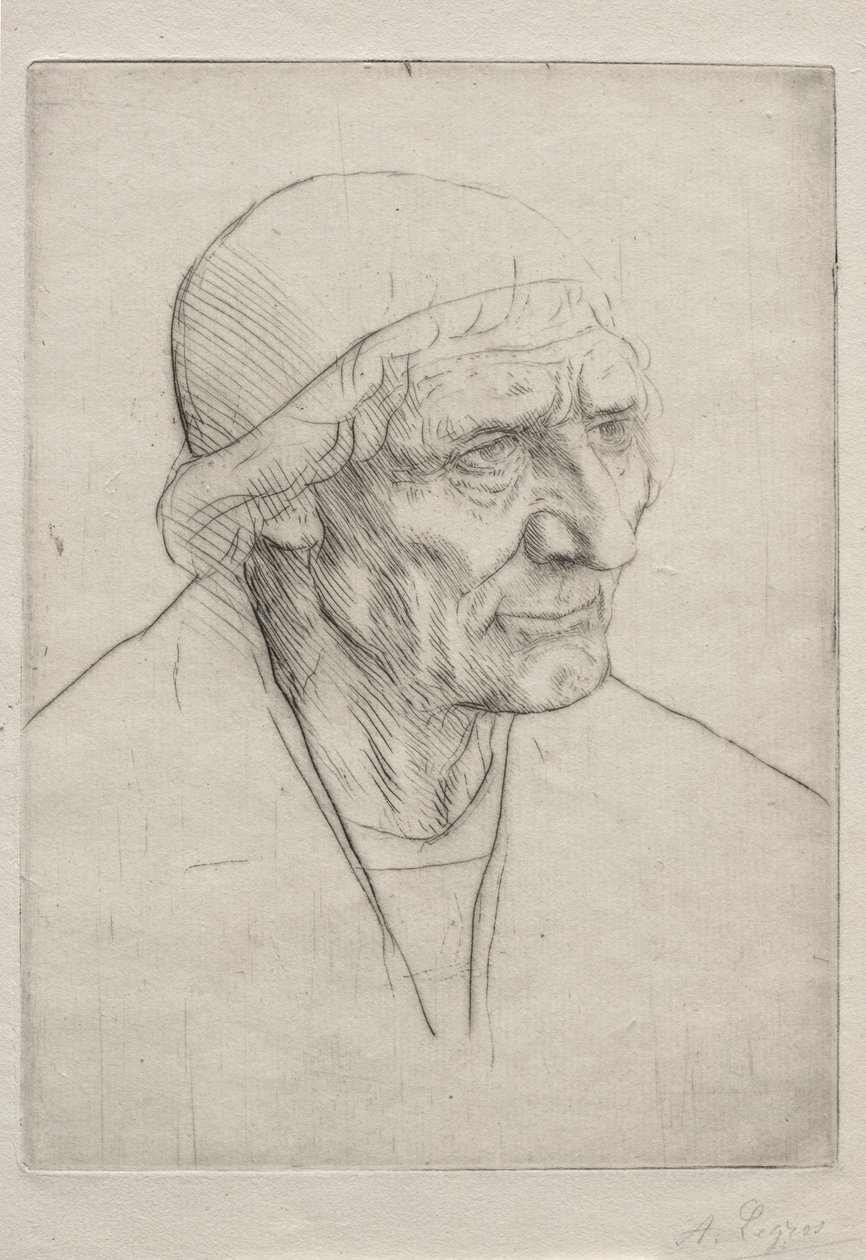 Segnender Kopf von Alphonse Legros