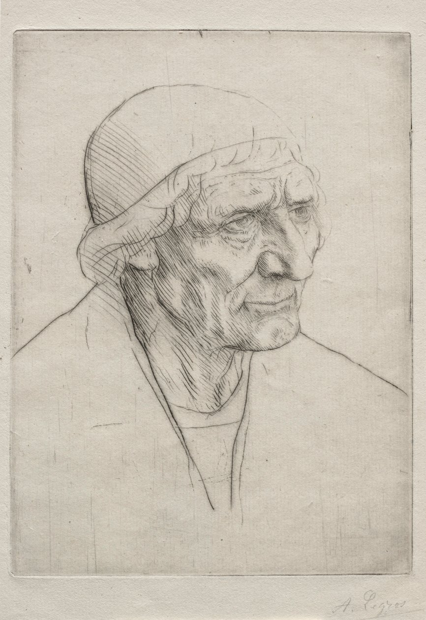 Tête de Bénédiction von Alphonse Legros