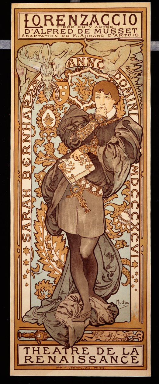 Lorenzaccio, 1896 von Alphonse Mucha