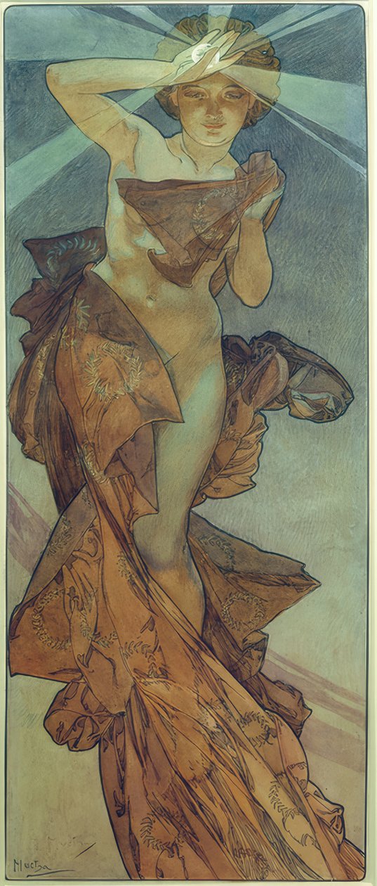 Der Morgenstern von Alphonse Mucha