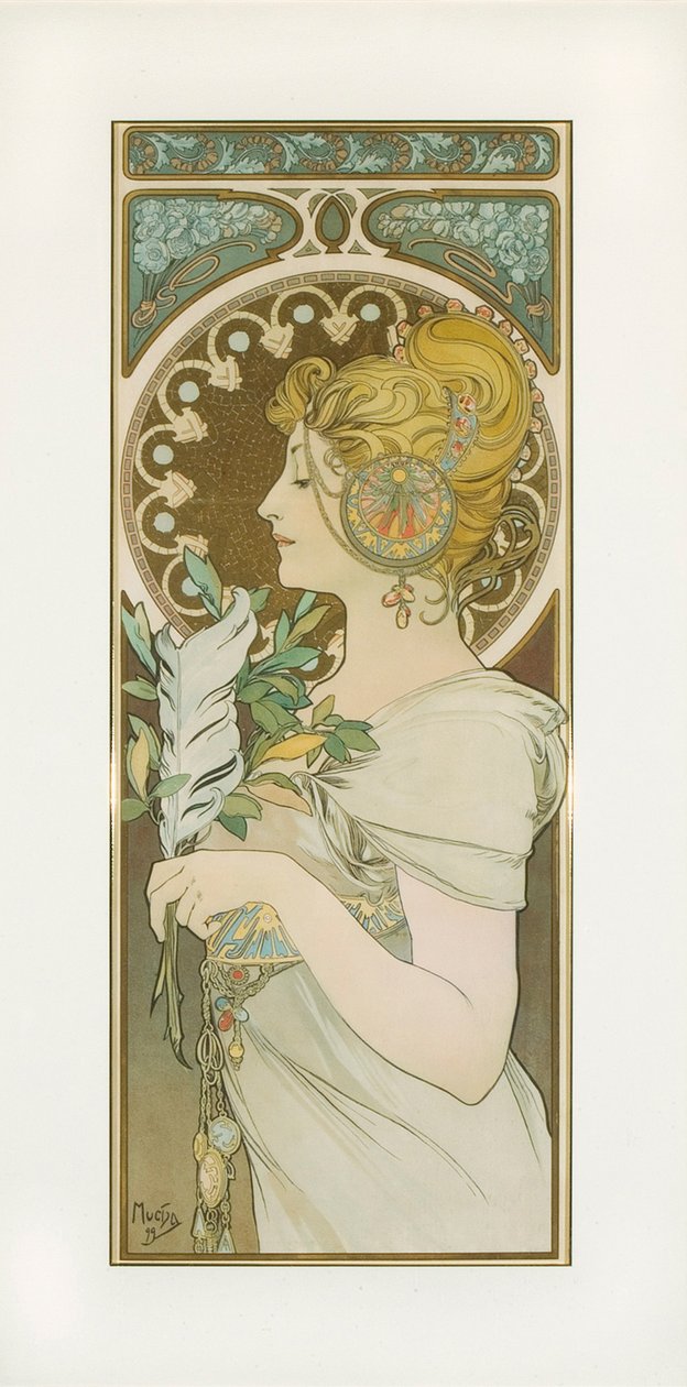 La Plume von Alphonse Mucha