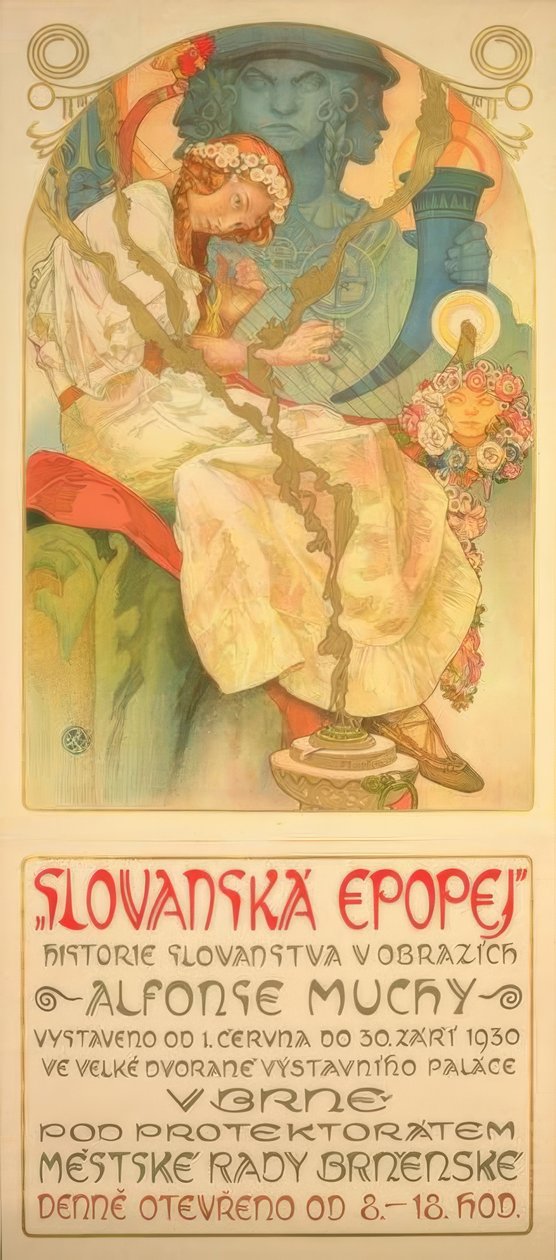 Slawisches Epos von Alphonse Mucha