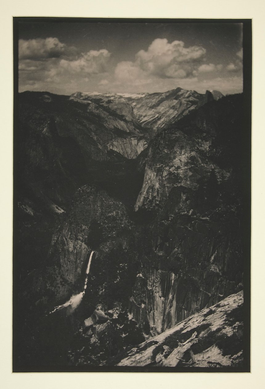 Yosemite: Entfernte Wasserfälle von Alvin Langdon Coburn