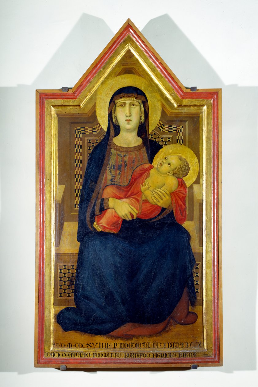 Madonna mit Kind von Ambrogio Lorenzetti